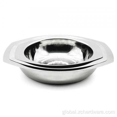 Mirror Finish Commercial Restaurant Mixing Bowl Nesting Stainless Steel Mixing Bowls Set Of 3 Supplier